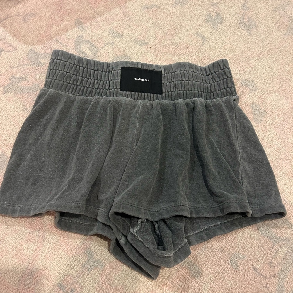 TALENTLESS Charcoal Athletic Shorts